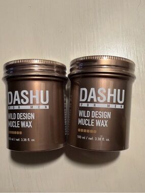 DASHU Men’s Wild Design Muscle Wax - Set of 2